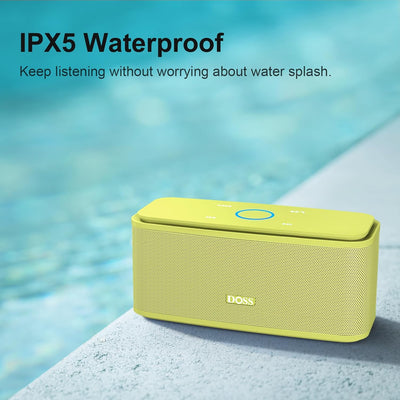 DOSS Bluetooth Lautsprecher, SoundBox Musikbox, mit Bluetooth 5.0, Full-Range-Treiber, 20H Spielzeit