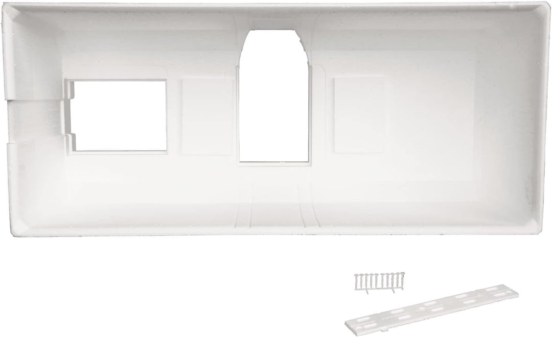 Calmwaters® Wannenträger 190 x 90 cm Modern Square 2, Passend für Rechteck-Badewanne 190x90 cm, Styr