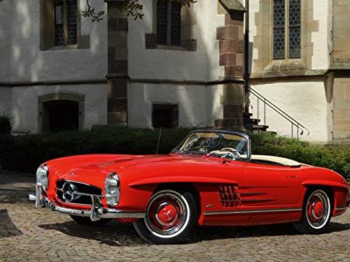 CALVENDO Puzzle Mercedes 300 SL Roadster 1000 Teile Lege-Grösse 64 x 48 cm Foto-Puzzle Bild von Stef