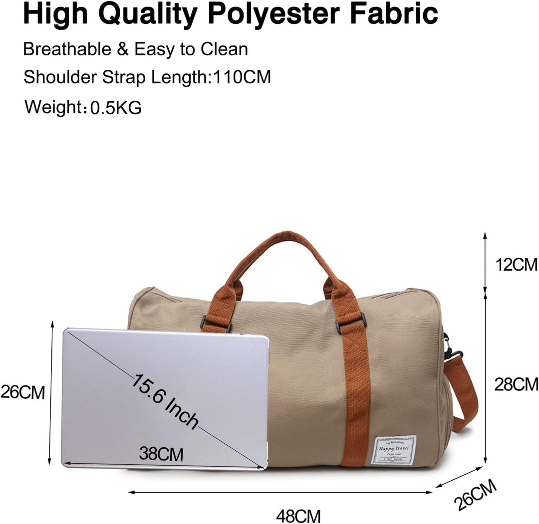 FANDARE Reisetaschen Sporttasche Damen Umhängetasche Herren Handgepäck Schultertasche Übernachtung S