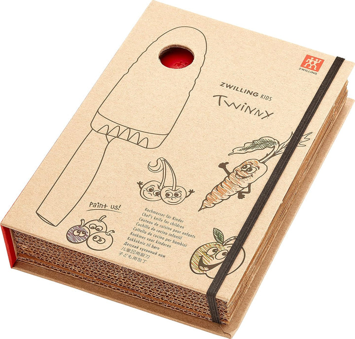 ZWILLING Twinny Kinderkochmesser, 10 cm, mit Fingerschutz, Edelstahl, Abgerundete Klingenform, Kindg