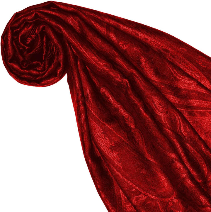 Lorenzo Cana Pashmina Damen - Schal Schaltuch jacquard gewebt 100% Seide Paisley Muster Seidenschal