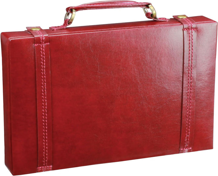 alles-meine.de GmbH Dulwich Designs Heritage Schmuckkoffer, gross, Weinrot