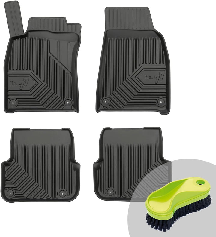 FROGUM No.77 Gummimatten Ganzjahresset von Auto Fussmatten Autofussmatten für Audi A6 C6 2008-2011 |