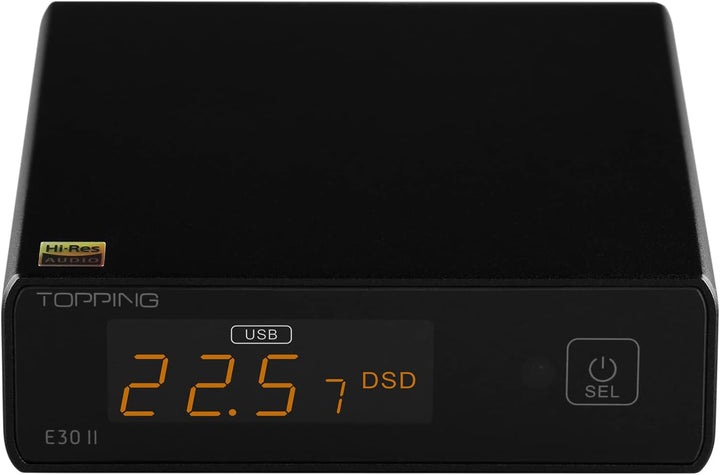 Topping E30 II Dual AK4493S Decoder DAC XU208 32bit/768k DSD512 Touch-Bedienung mit Hi-Res-Decoder m