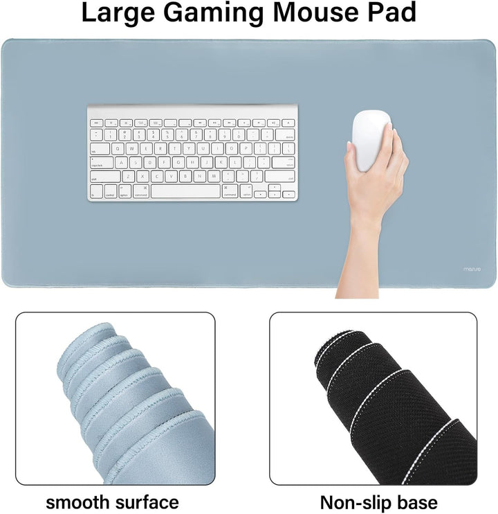 MOSISO Tastatur Mauspad Set, Grosses Schreibtischunterlage Desk Mat &amp; Rechteckige Handballenauflage