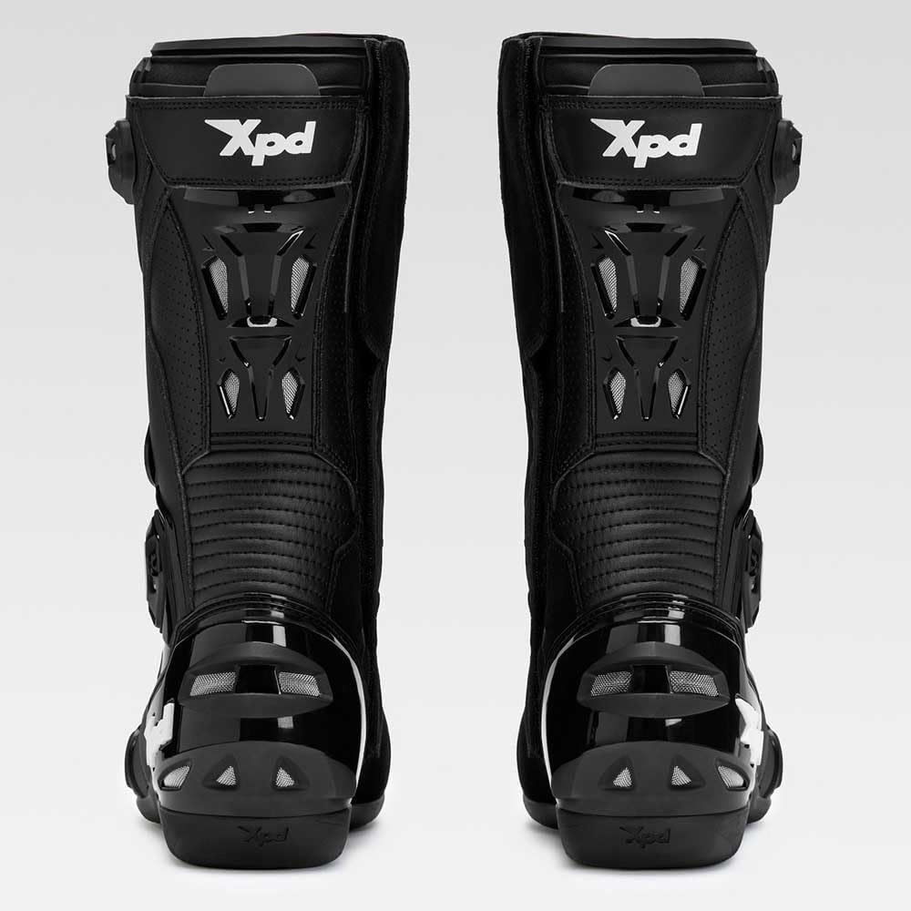 XPD XP6-S Motorrad Stiefel, schwarz, 39 Schwarz 39 EU, Schwarz 39 EU