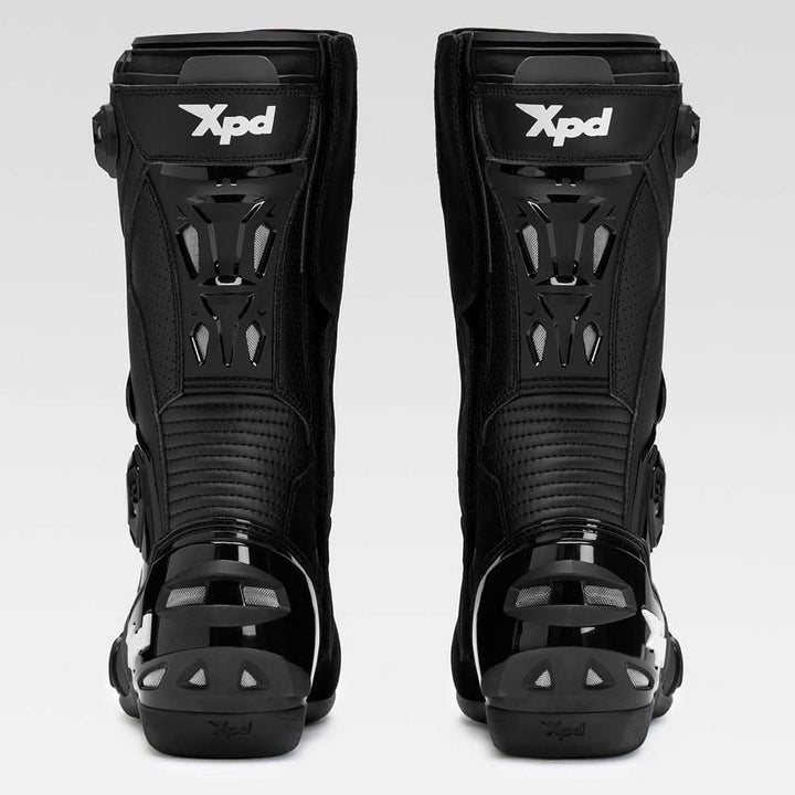 XPD XP6-S Motorrad Stiefel, schwarz, 39 Schwarz 39 EU, Schwarz 39 EU