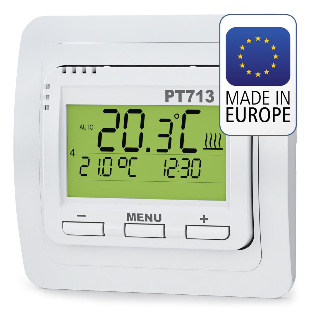 Elektrobock Digitaler Raumthermostat für Fussbodenheizung, PT713