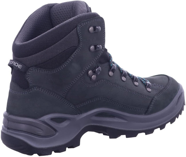 LOWA Renegade GTX MID Unisex Wanderstiefel Outdoor Goretex 43 EU Weit Grau, 43 EU Weit Grau