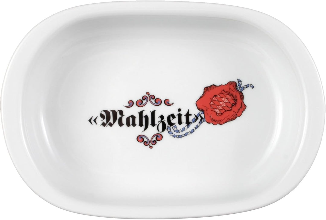 Seltmann Weiden 001.461759 Compact Bayern - Auflaufform/Ofenform - oval - 22x14,5 cm - Porzellan 1 S