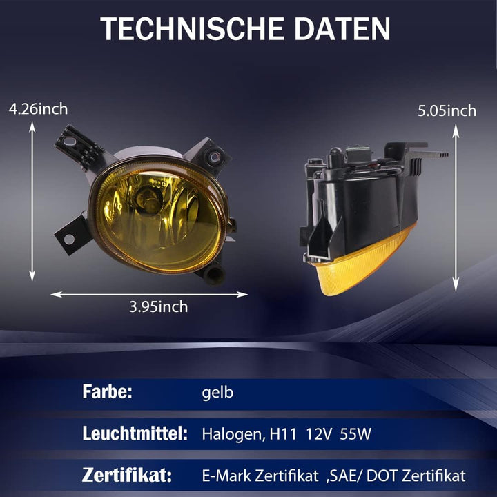 Nebelscheinwerfer für AUDI A3 Convertible (8P7) A3 (8P1/8PA) S-Line Stossstange/S3 A4 Convertible (8