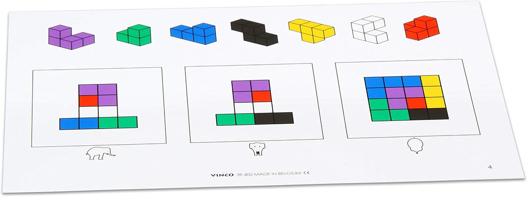 Betzold - Soma-Würfel-Karteien - Ergänzungsmaterial Räumliches Denken Mathematik Kartei 2, Kartei 2