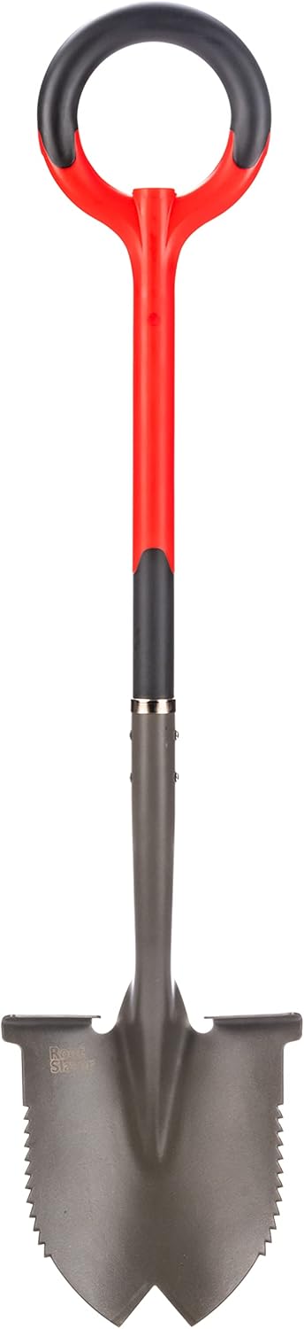 Radius Garden 22211, Root Slayer Wurzel-Spitz-Spaten rot Root Slayer Round Head Shovel, Root Slayer