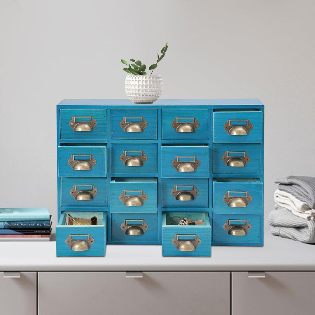 Apothekerschrank 16 Schubladen, Vintage Apothekerschrank Mit Schubladen,Apotheker Schrank Mit Schubl