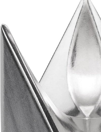 Alessi AGO01 Roost Doppel-Eierbecher - Aluminium, Silber, 4,50 x 4,50 x 4,50 cm