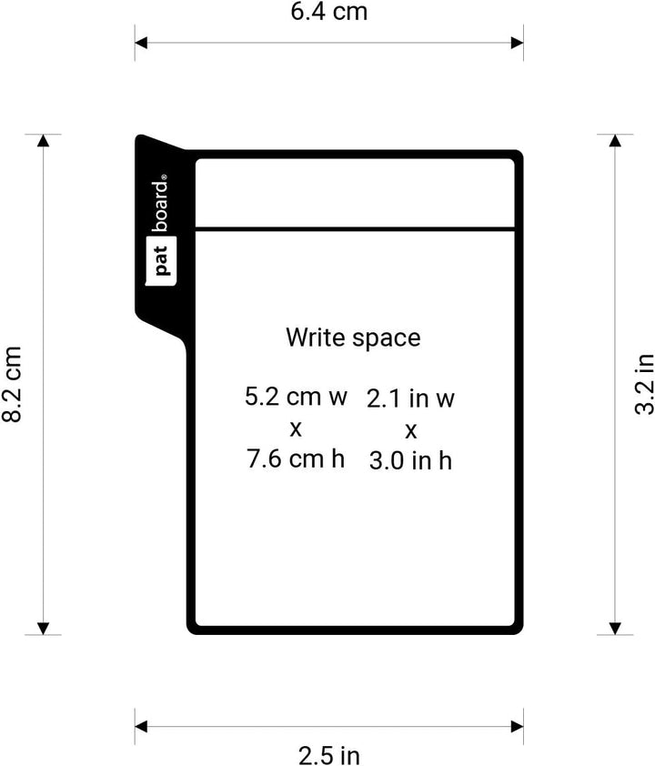 PATboard Full planning board set - Magnetkarten für eine Lean Plantafel - Plane ein ganzes Jahr, Ful