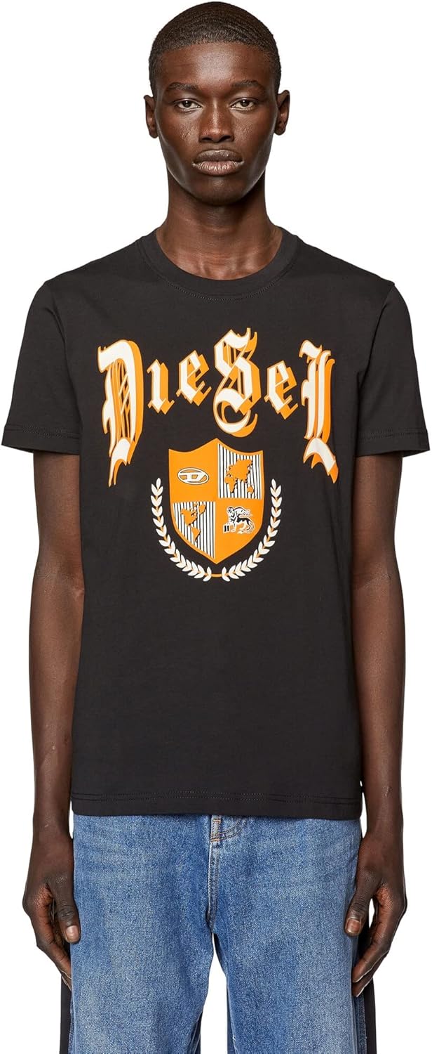 Diesel Herren T-Shirt M 9xx-0grai, M 9xx-0grai