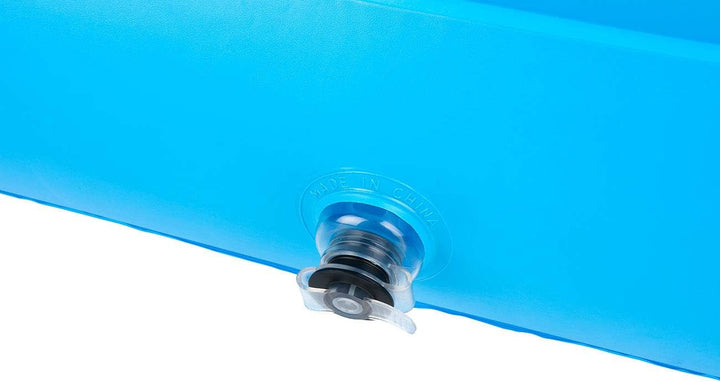 Speeron Swimmingpool: Aufblasbares Jumbo-Planschbecken, 305 x 183 x 51 cm, blau-weiss (Pools, Kinder