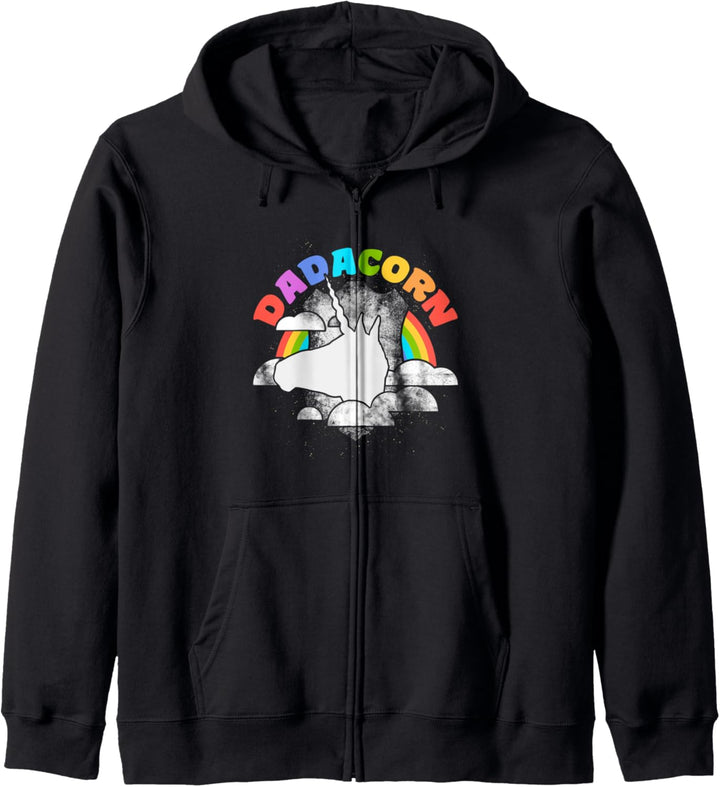 Dadacorn Einhorn Vater Lustiges Geschenk Fun Kapuzenjacke
