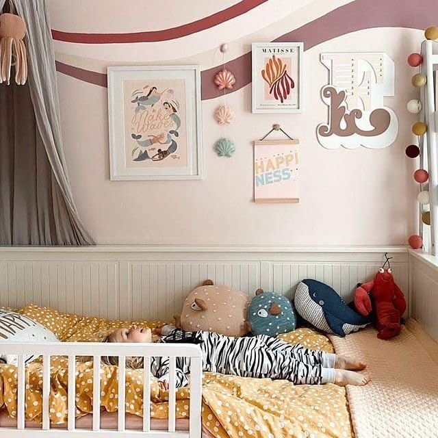 Safetots Extra Breiter Holzbettschutz, Weiss, 38cm hoch x 140cm breit, Bettgitter, Sicheres Kinderbe