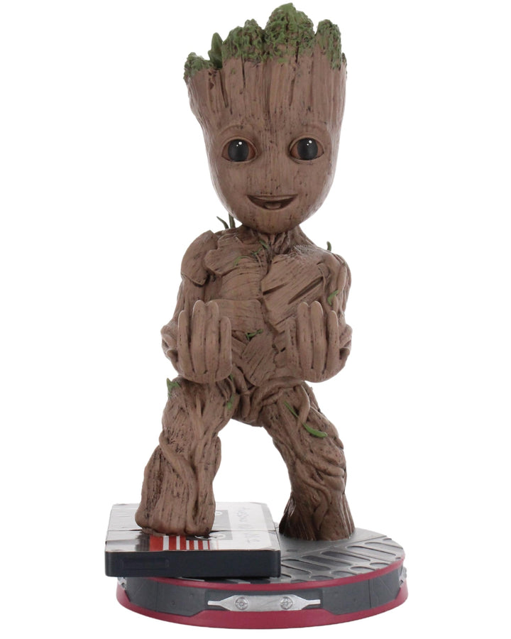 Cableguys Marvel Smiley Toddler Groot Controller Halter &amp; Handy Ständer - Gaming Zubehör für Schreib