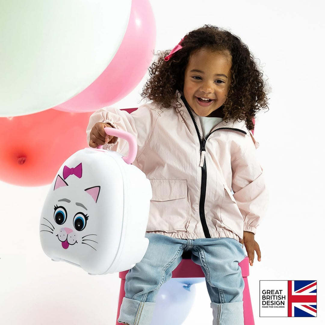 My Carry Potty - Katze Travel Töpfchen, preisgekrönter tragbarer Toilettensitz für Kleinkinder, den
