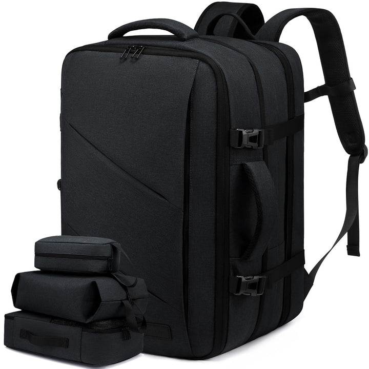 LOVEVOOK 30-40L Handgepäck Rucksack, Supergrosser erweiterbar Reiserucksack Flugzeug, Laptop Rucksac