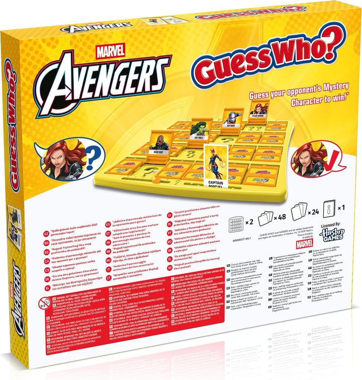 Winning Moves Wer ist es? Marvel Avengers Edition - Wer ist es Spiel Marvel Brettspiel für Kinder -