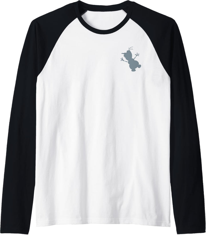 Disney Frozen Pocket Olaf Silhouette Raglan