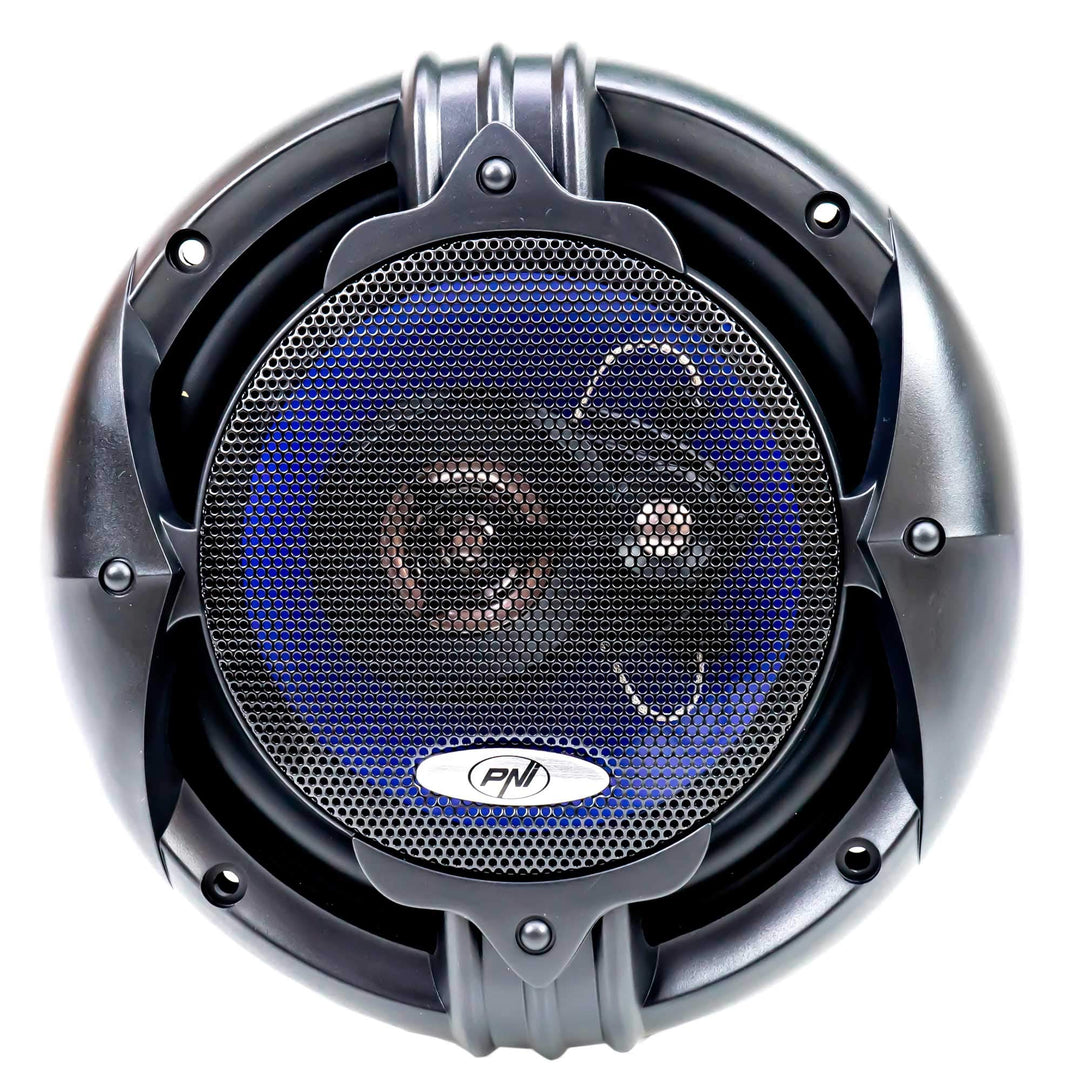 PNI HiFi650 Koaxial-Autolautsprecher, 120 W, 16,5 cm, 3 Pferde, inklusive Gitter 2er-Set