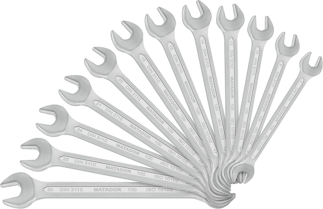 MATADOR Schraubwerkzeuge Doppelmaulschlüssel-Satz,12-teilig, 0100 9120, 6 x 7-30 x 32 MM 6 x 7 - 30