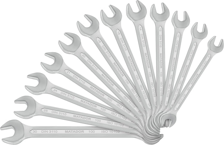 MATADOR Schraubwerkzeuge Doppelmaulschlüssel-Satz,12-teilig, 0100 9120, 6 x 7-30 x 32 MM 6 x 7 - 30
