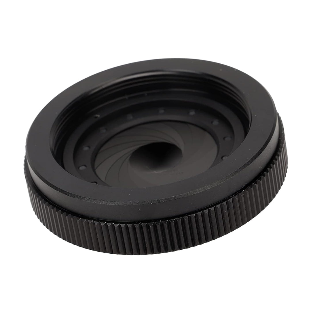 Einstellbare Irisblendenblende Mikroskop-Irisadapter, Aperture Einstellbare Linse Optische Blende, E