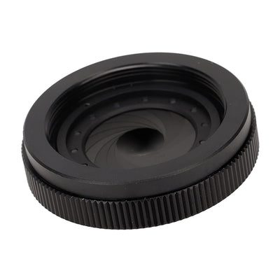 Einstellbare Irisblendenblende Mikroskop-Irisadapter, Aperture Einstellbare Linse Optische Blende, E