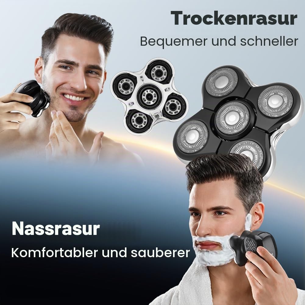 2pc Remington Glatzen Rasierer Ersatzköpfe, Kopfrasierer Scherkopf, Rasierer Herren Ersatzköpfe Komp