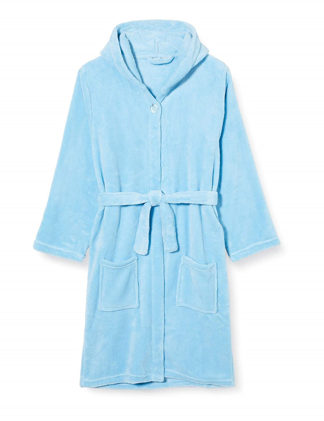 Playshoes Unisex Kinder Fleece-Bademantel Morgenmantel 146-152 bleu, 146-152 bleu