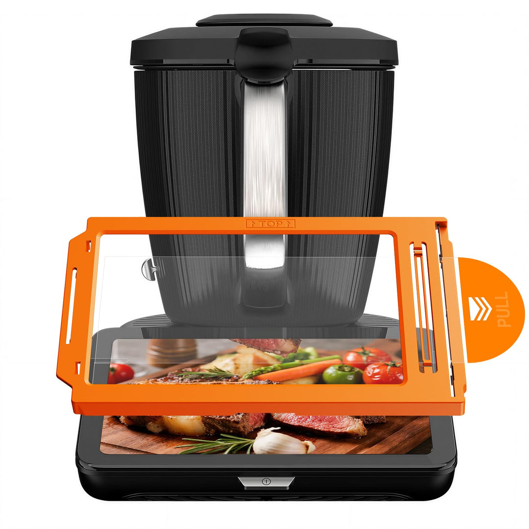 OMOTON für Vorwerk Thermomix TM7 für Panzerglas, Full Screen Automatische Installation 9H Folie, Ant