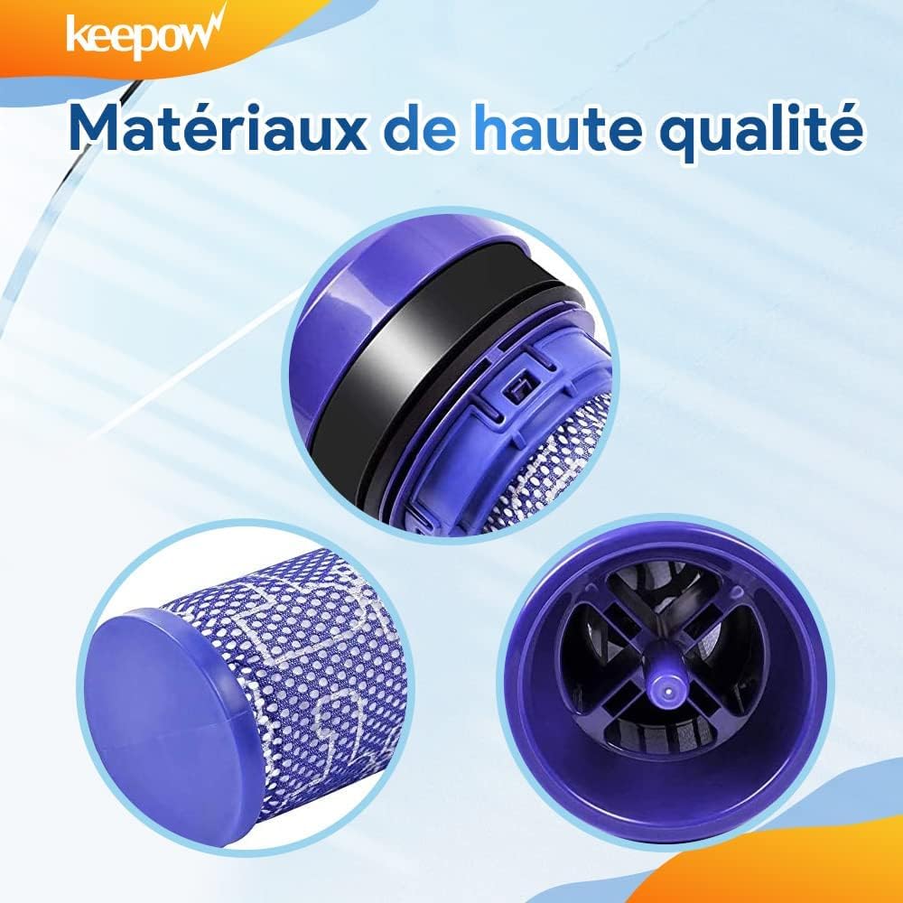 KEEPOW 2 Stück Dyson Filter DC37 DC33C DC39 DC28C DC53 Pre-Filter Vormotorfilter Staubsauger