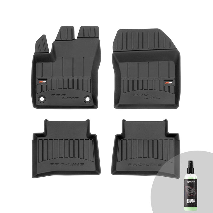 FROGUM ProLine 3D Gummimatten Exklusiven Auto Fussmatten Autofussmatten für Toyota Prius IV ab 2015