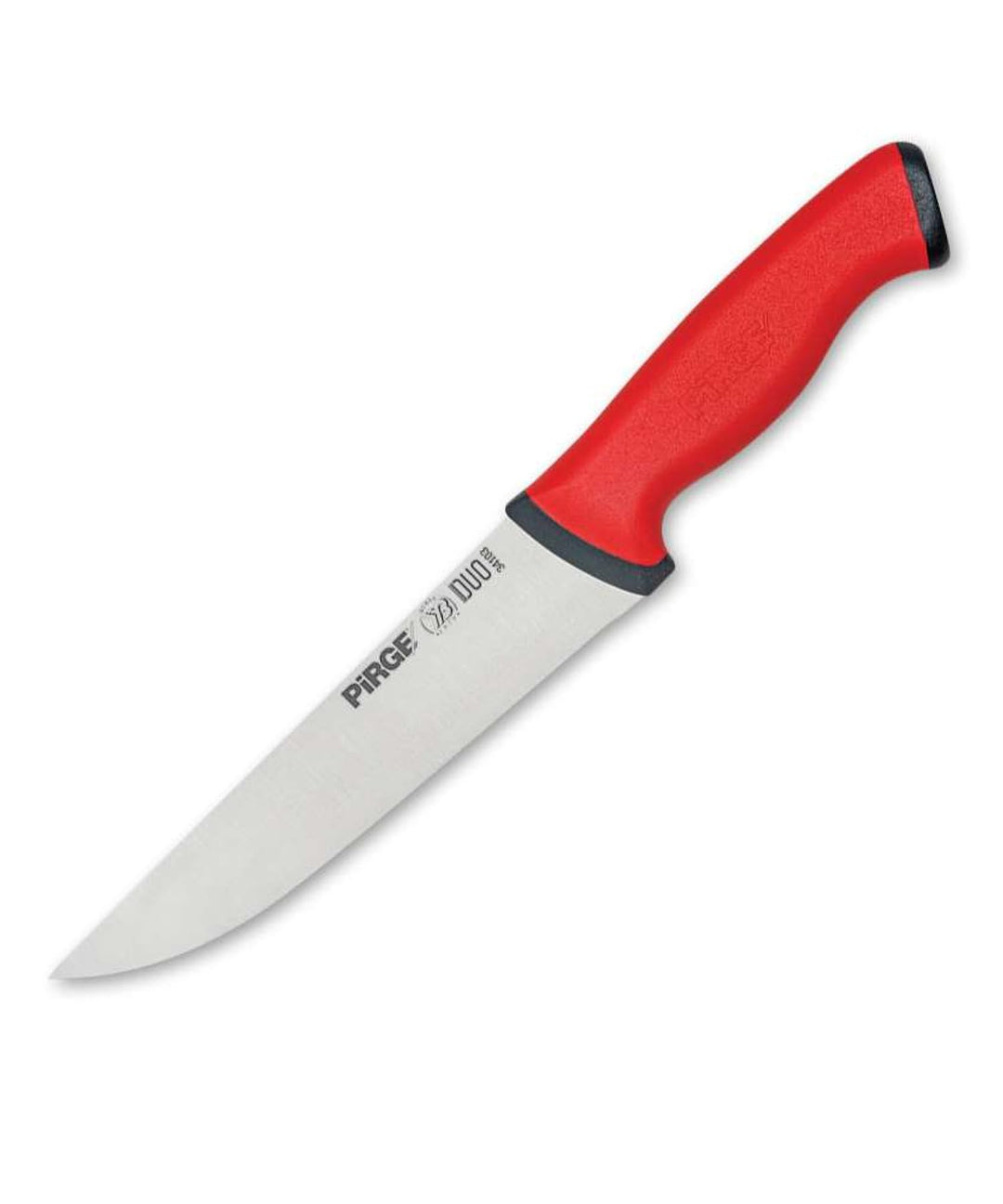 Pirge Duo Metzgermesser 19 cm Rot Schlachtermesser - Fleischermesser - Stechmesser - Exzellenter Sch