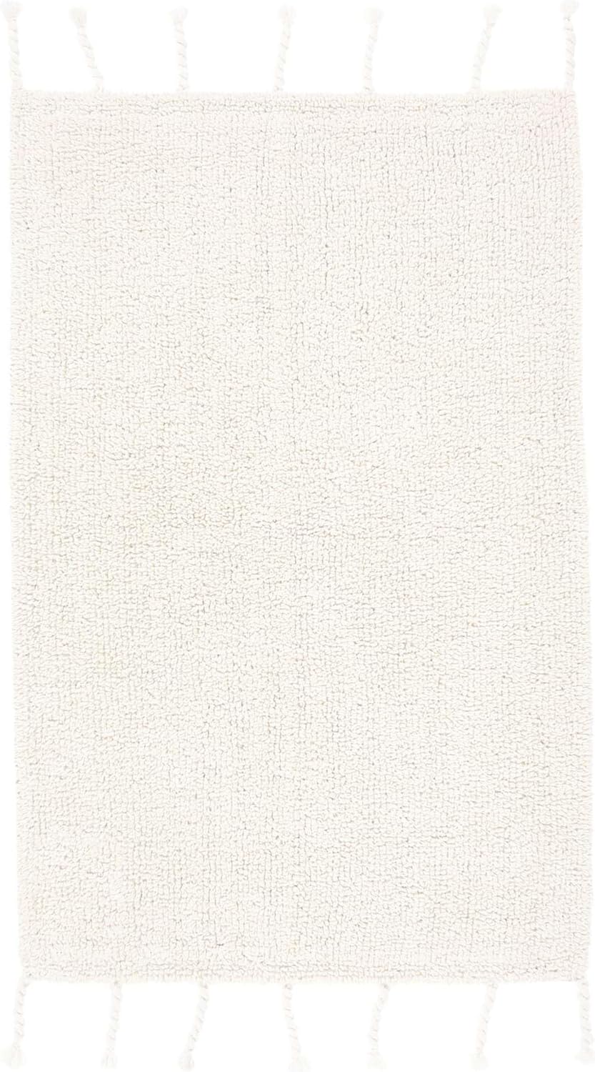 RugVista Badematte Zale, 90 x 60 cm, Rechteckig, Kurzflor, Drehbar, Moderner Badteppich, Maschinenwa
