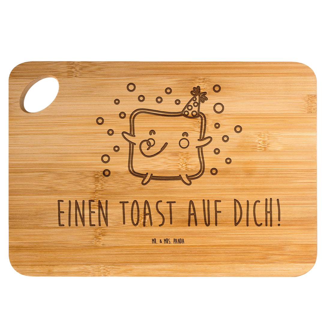 Mr. & Mrs. Panda Bambus - Schneidebrett Toast Party - Geschenk, Liebesgeschenk, Holzbrett Küche, Lie