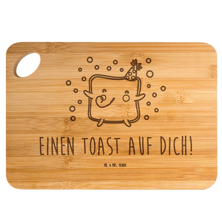Mr. & Mrs. Panda Bambus - Schneidebrett Toast Party - Geschenk, Liebesgeschenk, Holzbrett Küche, Lie
