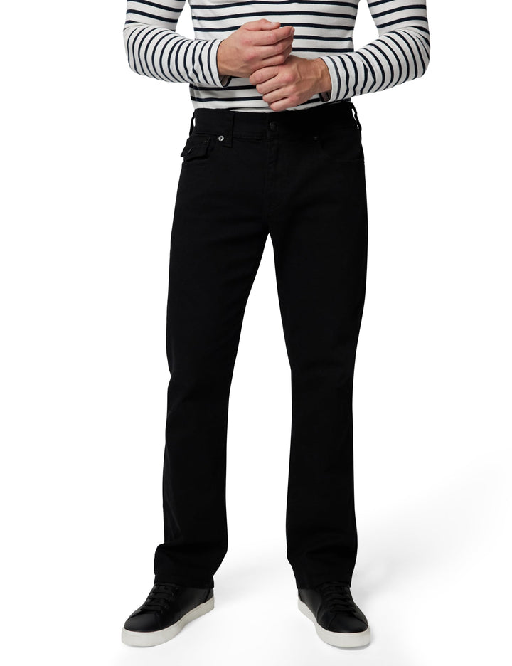True Religion, Ricky Flap Sn, Herren-Jeans mit Schrittlänge 81,3 cm 28 Body Spülung Schwarz, 28 Body