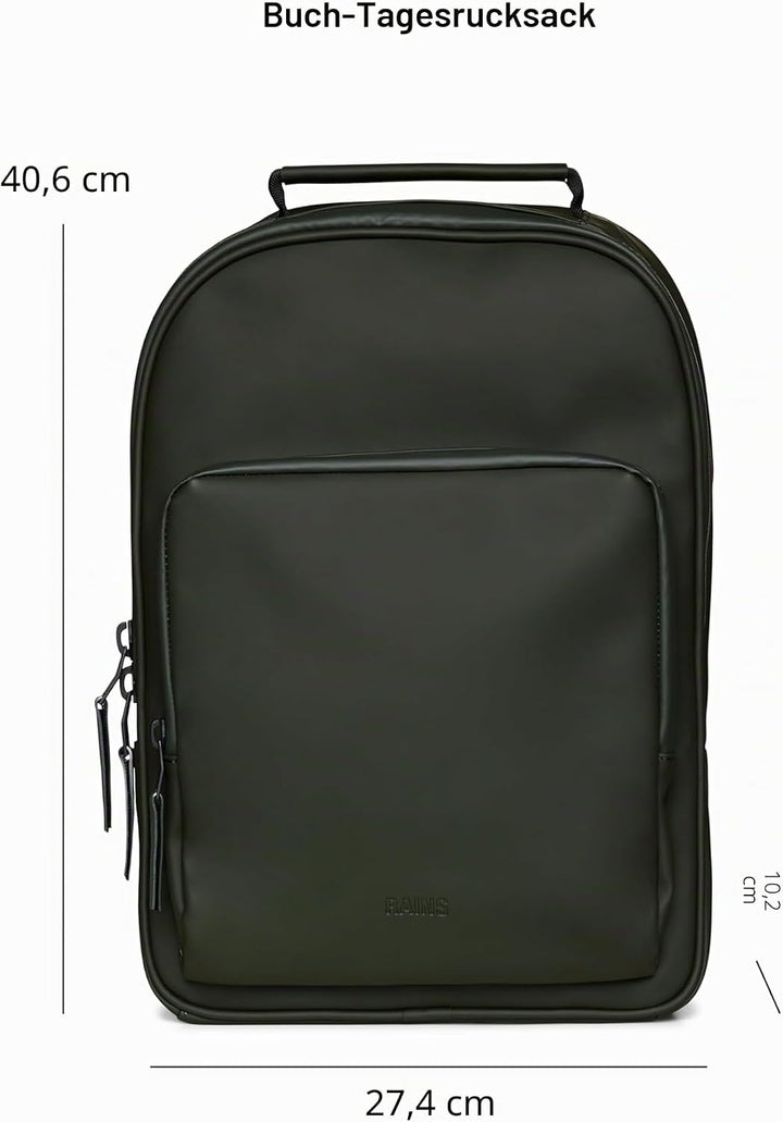 RAINS Buch Daypack (Grün), Grün