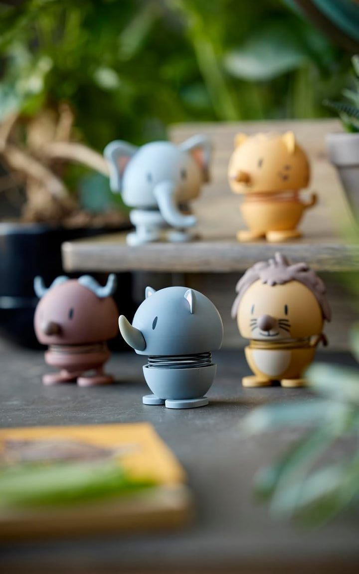 Hoptimist Soft Nashorn, Wackelfigur Skandinavisch, Wohnzimmer & Schreibtisch Deko, Büro Gadget, Toll