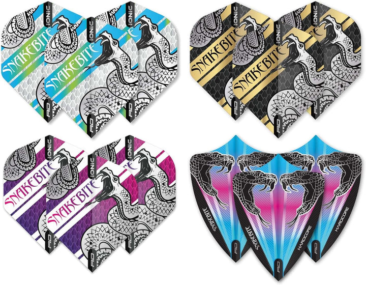 RED DRAGON Peter Wright Snakebite DWC dartpfeil Flug Sammlung - 20 Sätze von Dartflüge (60 Flights i