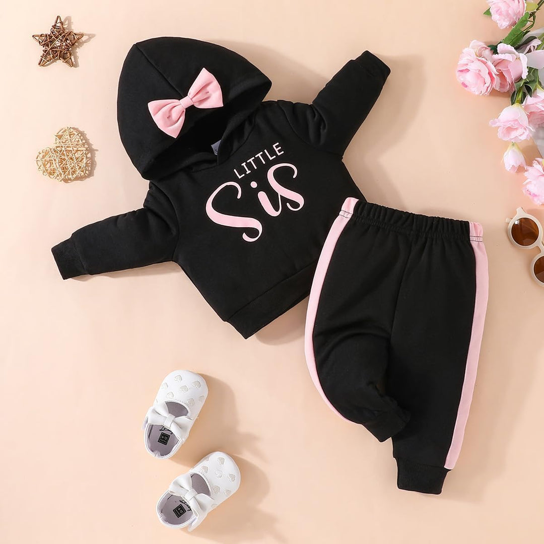 Baby Mädchen Kleidung Langarm Sweatshirt Känguru Tasche Floral Hoodie Tops & Hosen Herbst Winter Out
