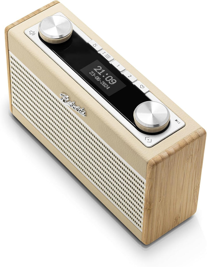 Rambler UNO Tragbares Radio Dab+/FM/Bluetooth, cremefarben